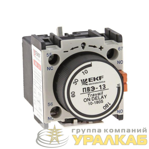 Приставка ПВЭ 21 0.1-3сек NO+NC EKF 