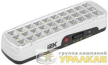 Светильник ДБА 3926-П аккумулятор/сеть 3ч 3Вт IEK 