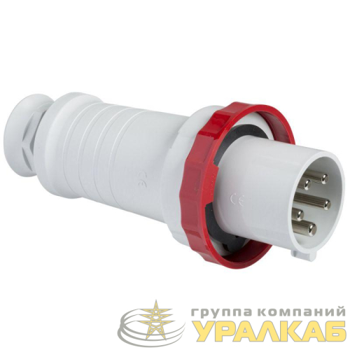 Вилка кабельная 63А 3P+N+E 380В винт. IP67 SchE 
