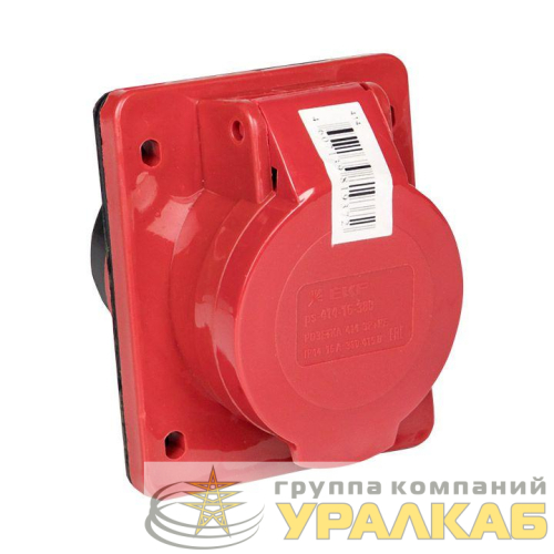 Розетка скрыт. уст. 16А 380В 3P+РЕ IP44 (414) EKF 