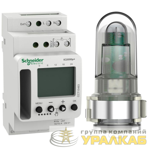 Выключатель сумеречный IC2000p+ програмир. с улич.датч. SchE 
