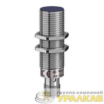 Датчик индуктивный цилиндр. M18 12-24В DC PNP NO 3-провод. разъем М12 SchE 