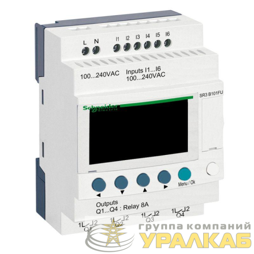 Реле ZELIO LOGIC 6ВХ/4ВЫХ 100-240V SchE 