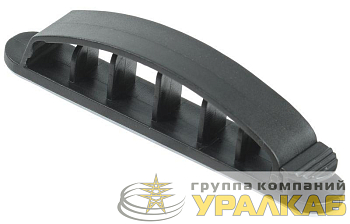 Клипса самоклеящаяся КС-5 черн. (уп.12шт) IEK 