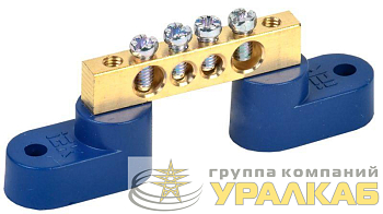 Шина нулевая ШНИ-6х9-4-У2-С на двух угловых изоляторах IEK 