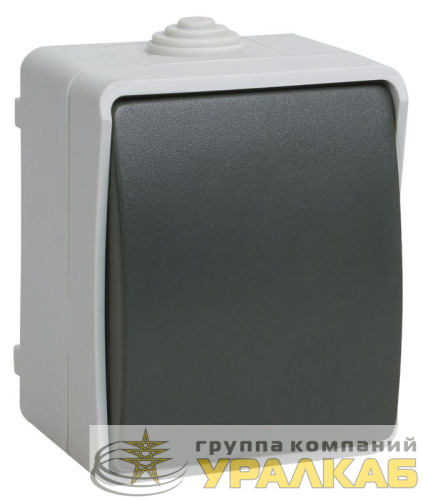 Выключатель кнопочный 1-кл. ОП Форс 10А IP54 ВСк20-1-0-ФСр сер. IEK 