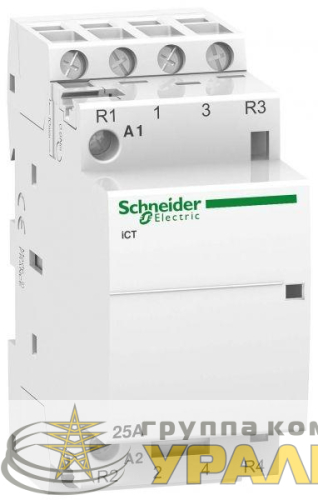 Контактор модульный Acti9 ICT25A 2НО 2НЗ 220/240В AC 50Г SchE 
