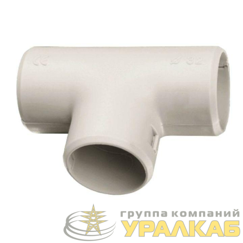 Тройник соединительный для трубы 32мм (уп.10шт) Plast EKF 