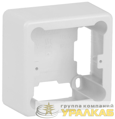 Коробка универсальная КМКУ 85х85х42мм неразборная ЭЛЕКОР бел. IEK 