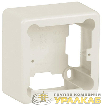 Коробка универсальная КМКУ 85х85х42мм неразборная ЭЛЕКОР сл. кость IEK 