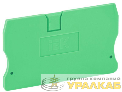 Заглушка для КПИ 2в-1.5/2.5 зел. IEK 