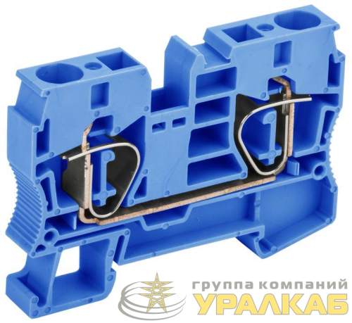 Клемма пружинная КПИ 2в-10 70А син. IEK 