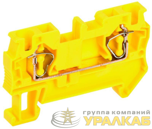 Клемма пружинная КПИ 2в-4 41А желт. IEK 