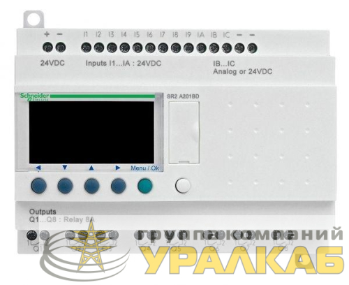 Реле компакт zelio logic 20ВХ/вых 240В SchE 