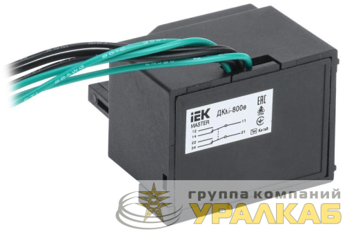 Контакт дополнительный ДКм-800е (ДКм-40) MASTER электрон. расцеп. IEK 