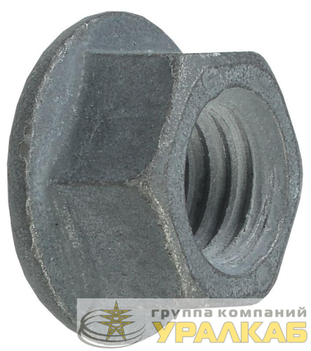 Гайка со стопорным буртом М8 HDZ (уп.200шт) IEK 