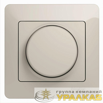 Светорегулятор (диммер) Glossa LED RC 630Вт/В.А в сборе молоч. SchE 