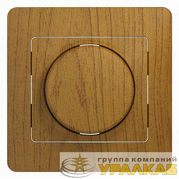 Светорегулятор (диммер) Glossa LED RC 630Вт/В.А в сборе дерево дуб SchE 