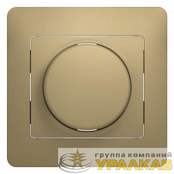 Светорегулятор (диммер) Glossa LED RC 630Вт/В.А в сборе титан SchE 