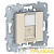 Панель лицевая UNICA NEW RJ45 KEYSTONE/SYSTIMAX беж. SchE 