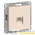 Механизм розетки телефонной 1-м СП AtlasDesign RJ11 беж. SchE 