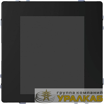 Выключатель сенсорный KNX Merten D-Life с термостатом Multitouch Pro черн. SchE 