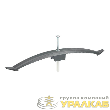 Скоба для кабеля с гвоздем плоская 12хD12 сер. SchE 
