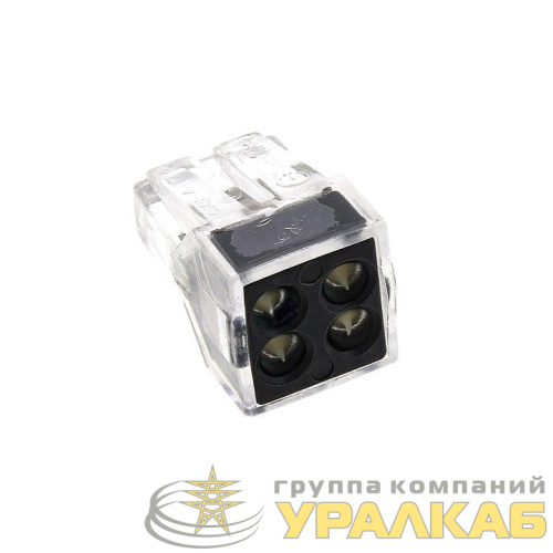 Клемма СМК-104 4 отверстия 1.0-2.5кв.мм (уп.4шт) EKF 