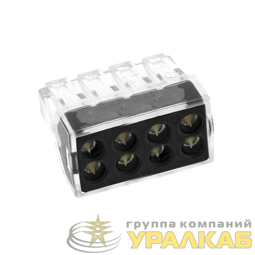 Клемма СМК-108 8 отверстий 1.0-2.5кв.мм (уп.4шт) EKF 