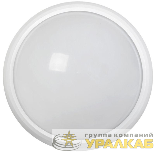 Светильник светодиодный ДПО 5130 12Вт 6500К IP65 круг бел. IEK 