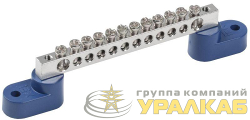 Шина нулевая Ni ШНИ-6х9-12-У2-С на двух угловых изоляторах IEK 