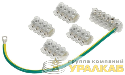 Набор колодок клеммных НК-2 (4хKE10.1+KE10.3 SV15.5) IEK 
