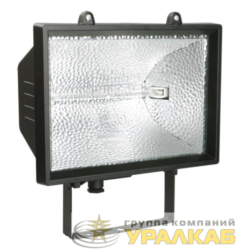 Прожектор FL(ИО) 1000 IP54 галог. черн. IEK 