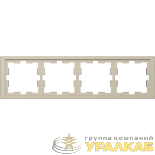 Рамка 4-м Merten D-Life SD сахара SchE 