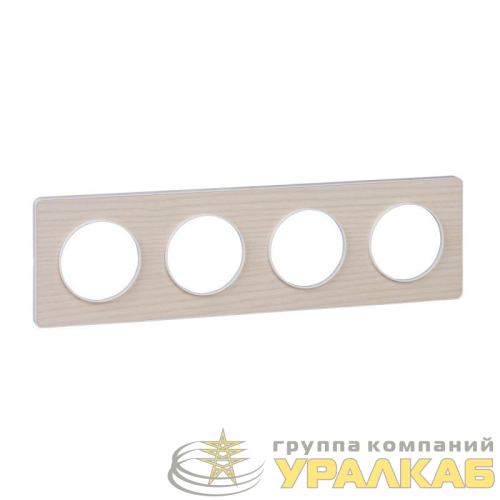 Рамка 4-м Odace бук SchE 