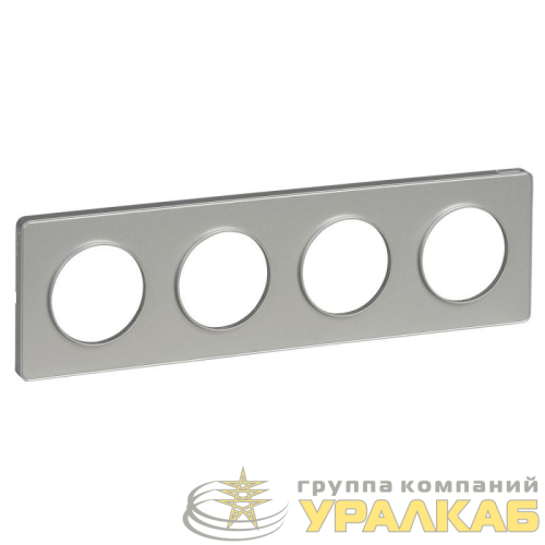 Рамка 4-м Odace алюм. SchE 