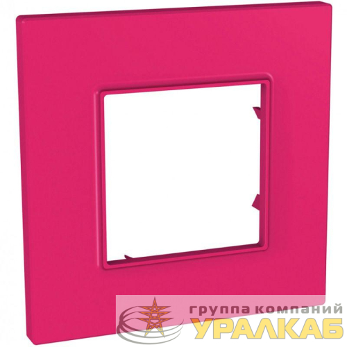Рамка 1-м Unica quadro малина SchE 