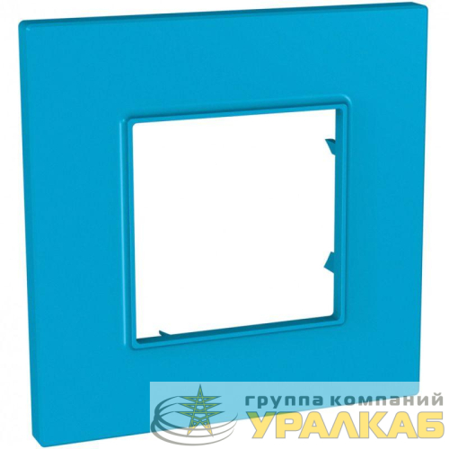 Рамка 1-м Unica quadro голубика SchE 