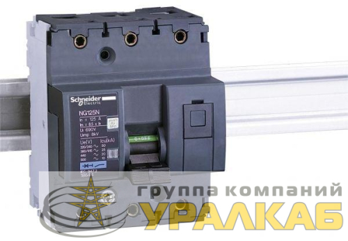 Выключатель автоматический модульный 3п C 100А 25кА NG125N SchE 