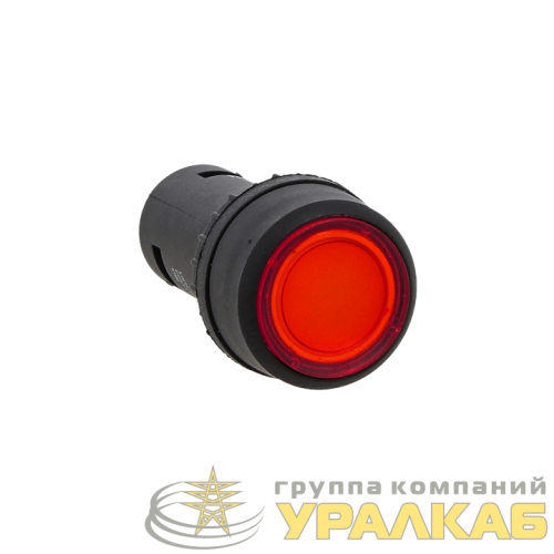 Кнопка SW2C-10D с подсветкой красн. NO 24В EKF 