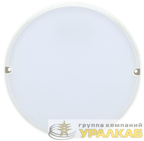 Светильник светодиодный ДПО 2003 14Вт 4000К IP54 круг бел. IEK 