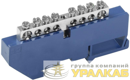 Шина нулевая на DIN-изол. Ni ШНИ-6х9-8-Д-С IEK 
