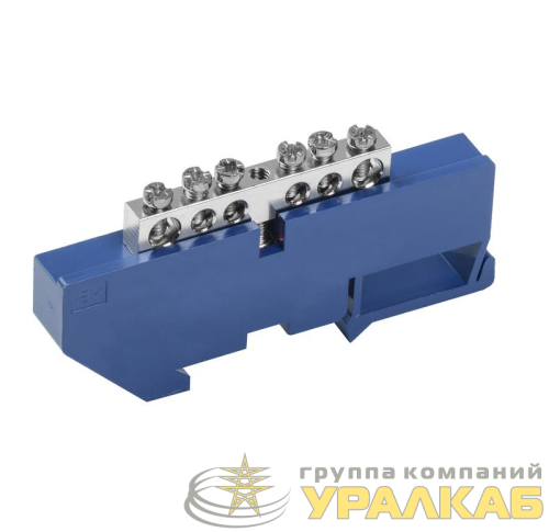 Шина нулевая на DIN-изол. Ni ШНИ-6х9-6-Д-С IEK 