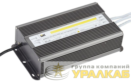 Драйвер LED ИПСН-PRO 5050 200Вт 12В блок-шнуры IP67 IEK 
