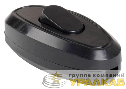 Выключатель 1-кл. ВБ-01Ч разборный для бра черн. IEK 