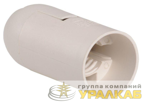 Патрон электрич. E14 Ппл14-02-К02 подвесной пластик. бел. (инд. упак.) IEK 