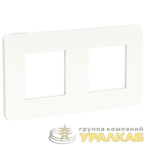 Рамка 2-м UNICA STUDIO бел./бел. SchE 