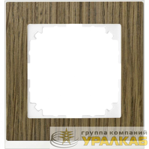 Рамка 1-м M-Pure Decor дуб/бриллиантовый бел. SchE 