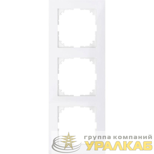 Рамка 3-м M-Pure полярно-бел. SchE 