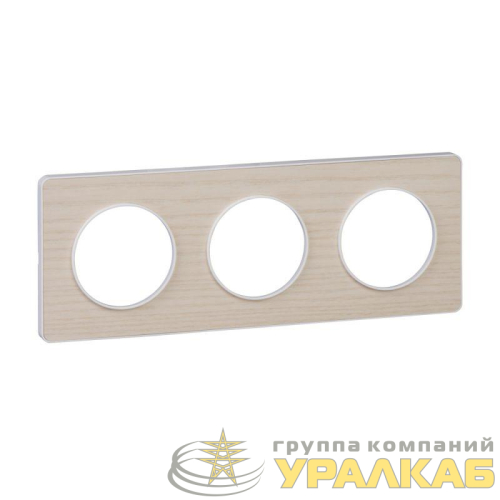 Рамка 3-м Odace бук SchE 